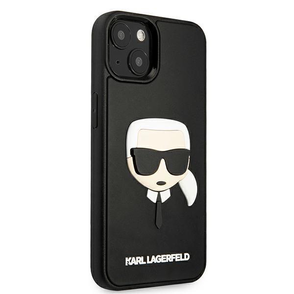 Etui KARL LAGERFELD Apple iPhone 13 Mini 3D Rubber Karl`s Head Czarny Hardcase